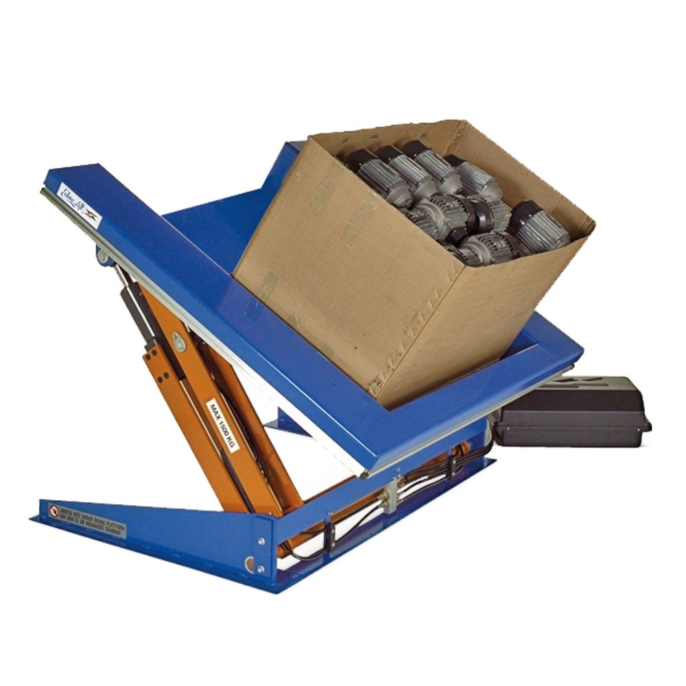 Número de imagen del producto 3: Dispositivos de inclinación de elevación EdmoLift® con plataforma en U, An x F 1.050 x 1.200 mm, capacidad de carga 1.500 kg