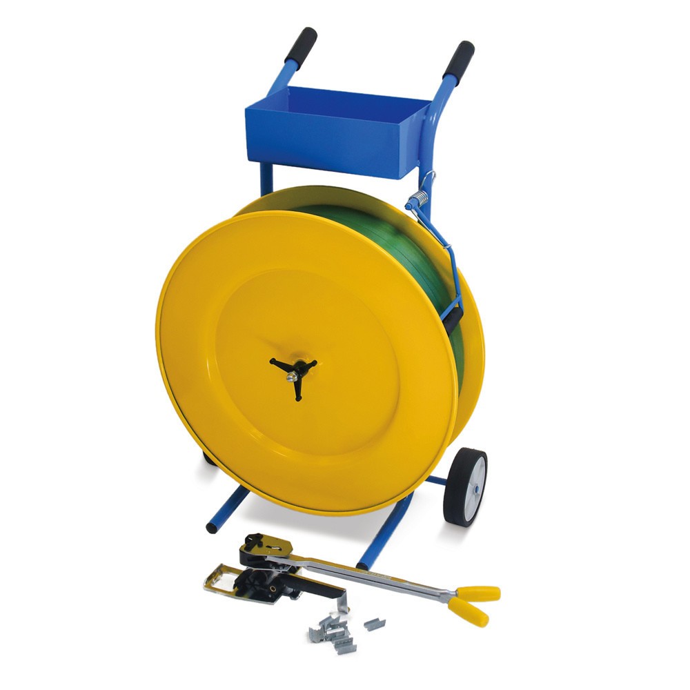 Imagen del producto: Kit de flejado Estándar para flejes PET, uso frecuente, para flejes de 13 mm de anchura