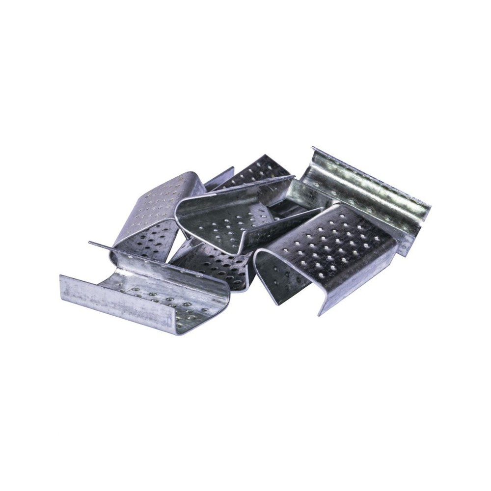 Imagen del producto: manguitos de sellado para banda de fleje PP, 13 x 0,6 mm, 2.000 ud/caja