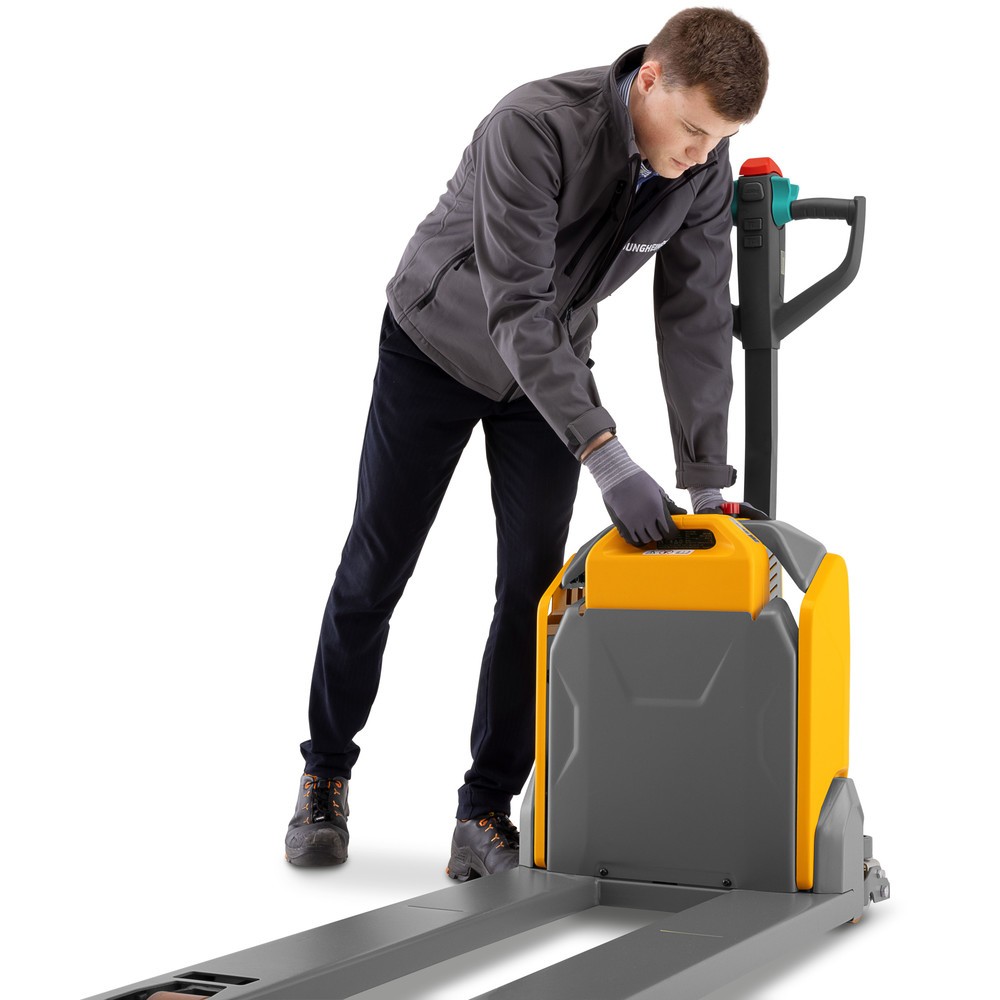 Número de imagen del producto 2: Transpaleta eléctrica Jungheinrich AME 16, capacidad de carga 1.600 kg, longitud de horquilla 1.150 mm